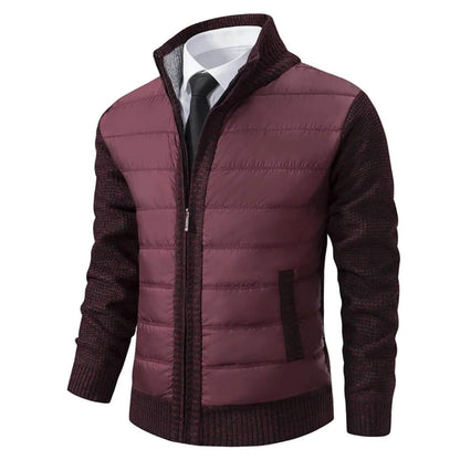 Hamish | Smart Quilted Zip Front Jacket