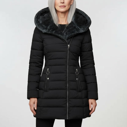Keely | Plush Lined Hooded Puffer Coat