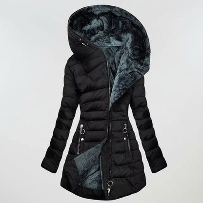 Keely | Plush Lined Hooded Puffer Coat
