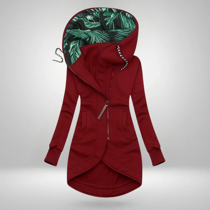 Nellie | Relaxed Hooded Longline Jacket