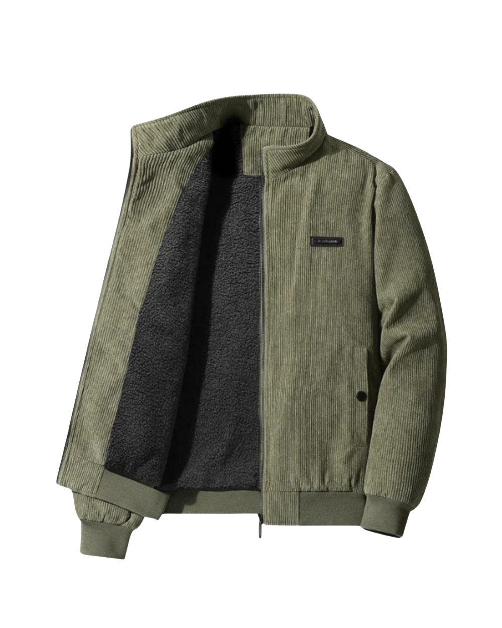 Boden | Cozy High Collar Corduroy Jacket