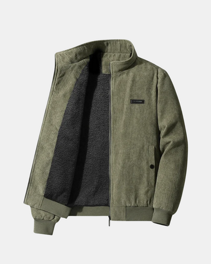Boden | Cozy High Collar Corduroy Jacket