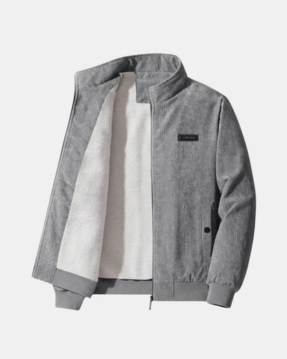 Boden | Cozy High Collar Corduroy Jacket