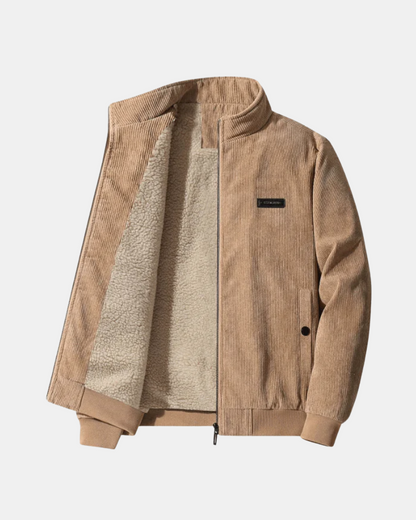 Boden | Cozy High Collar Corduroy Jacket
