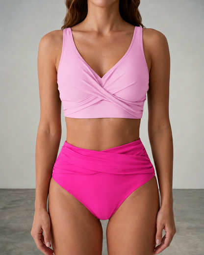 Ravella | High Waist Wrap Bikini Set
