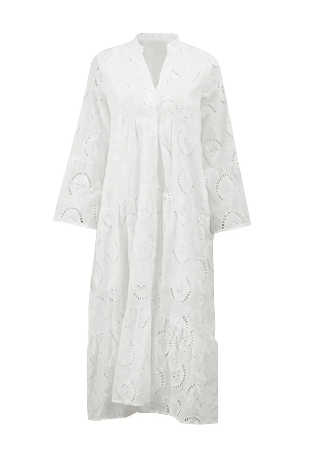 Bianca | Boho Broderie Anglaise Dress