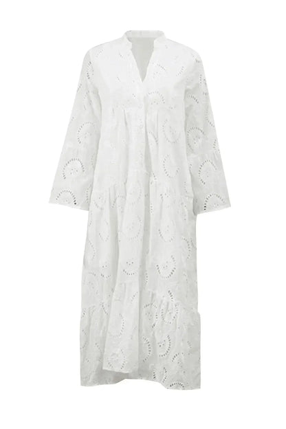 Bianca | Boho Broderie Anglaise Dress