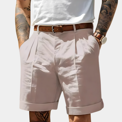Sheridan | Tailored Linen Blend Shorts
