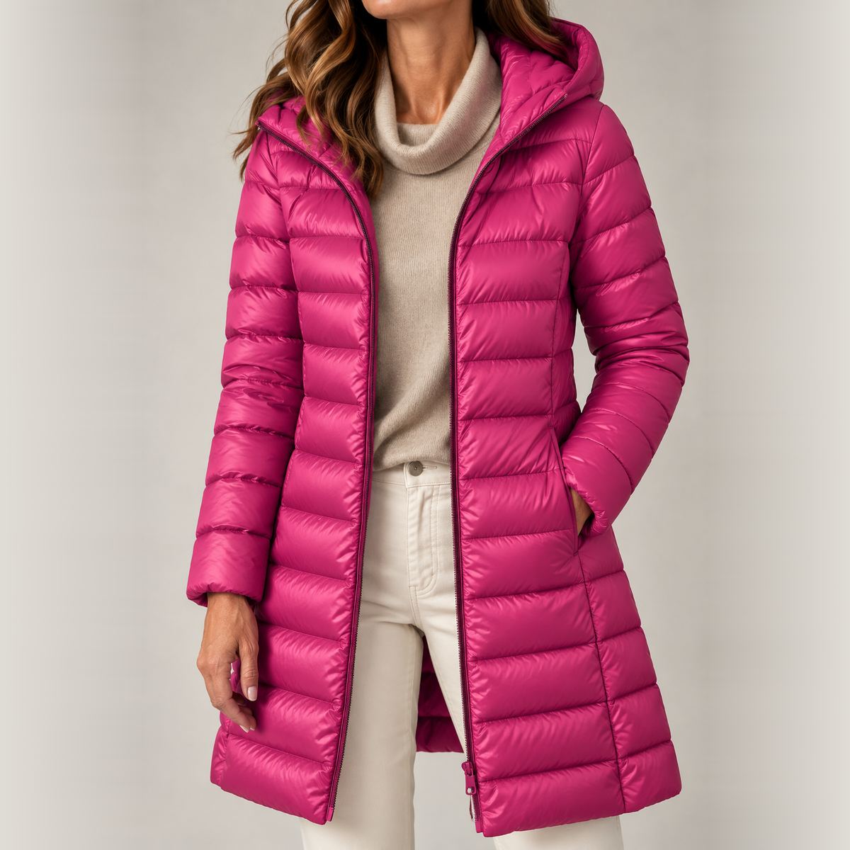 Kavella | Lightweight Hooded Puffer Jacket