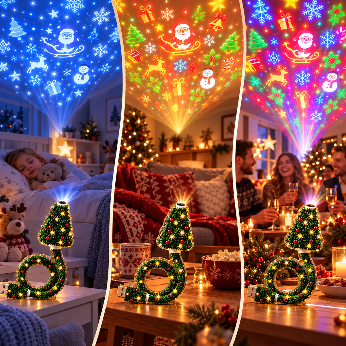 Yulena | Festive Christmas Pattern Projector Light