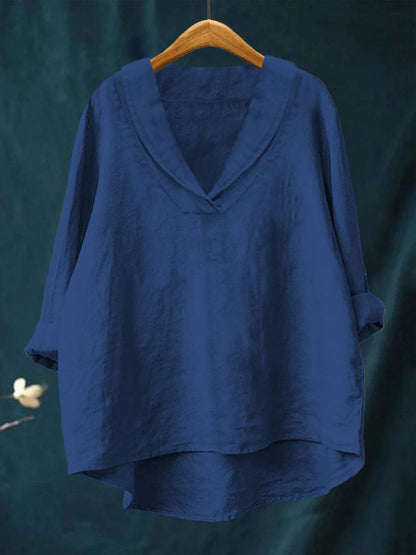 Sienna | Oversized V Neck Blouse