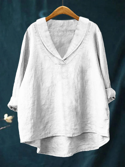 Sienna | Oversized V Neck Blouse