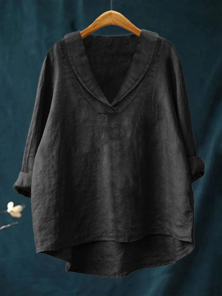 Sienna | Oversized V Neck Blouse