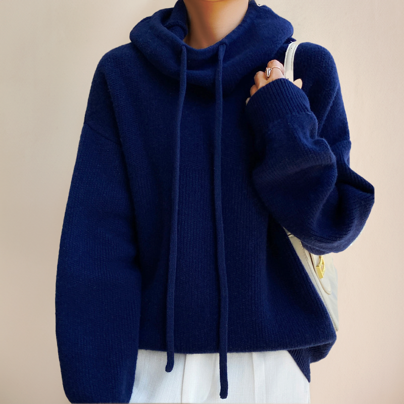 Julitta | Oversized Drawstring Knit Sweater