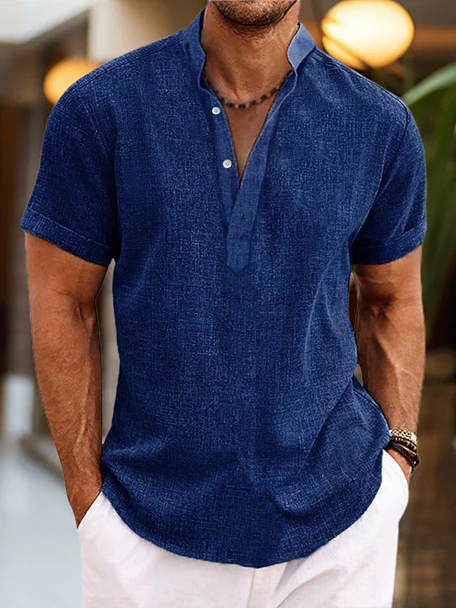 Thatcher | Relaxed Linen Feel Shirt
