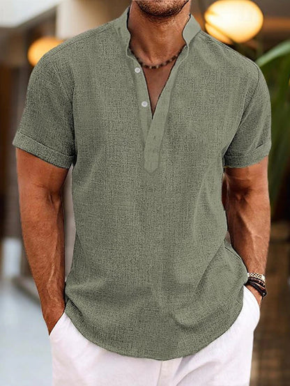 Thatcher | Relaxed Linen Feel Shirt