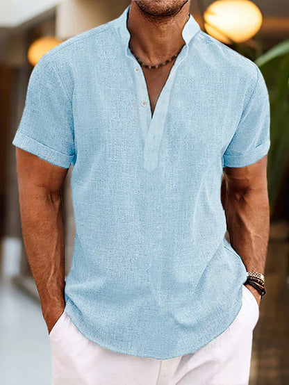 Thatcher | Relaxed Linen Feel Shirt