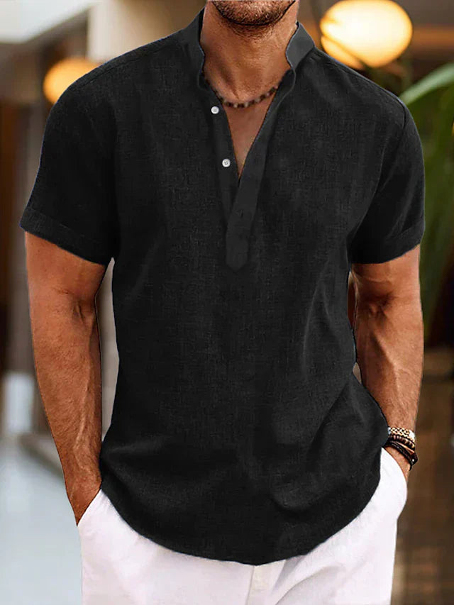 Thatcher | Relaxed Linen Feel Shirt
