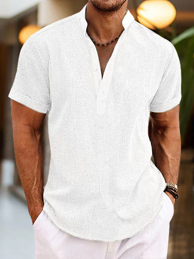 Thatcher | Relaxed Linen Feel Shirt