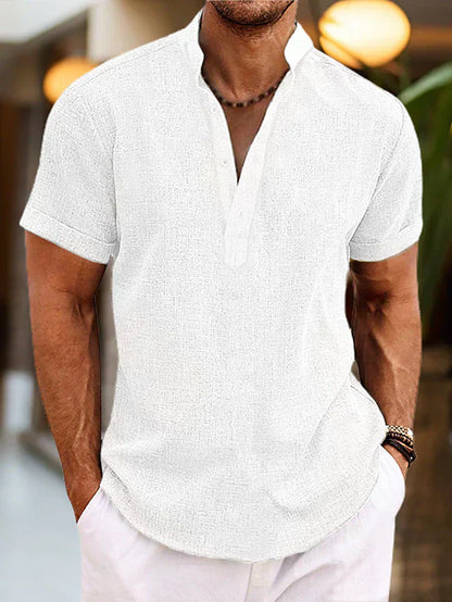 Thatcher | Relaxed Linen Feel Shirt