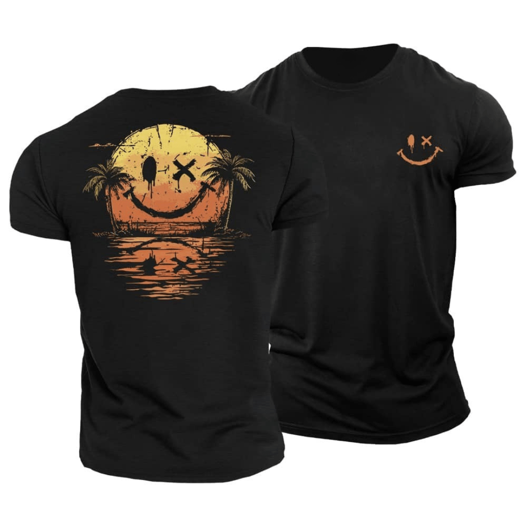 Falcon | Distressed Summer Graphic T Shirt