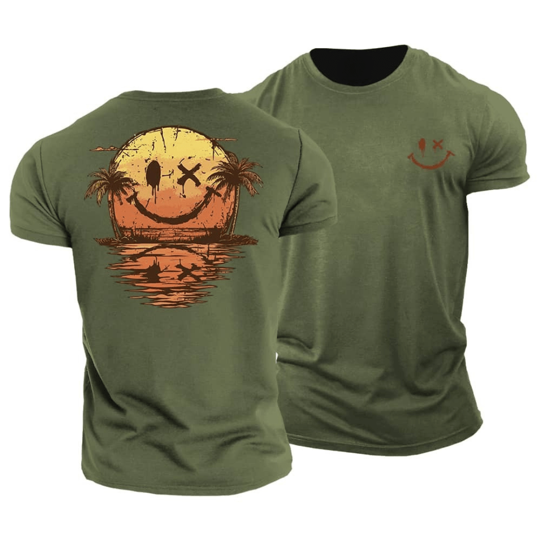 Falcon | Distressed Summer Graphic T Shirt