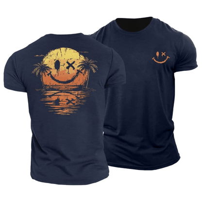 Falcon | Distressed Summer Graphic T Shirt