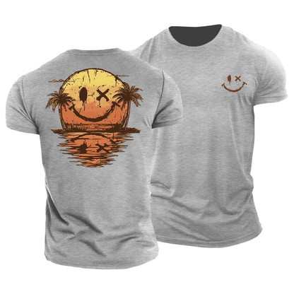 Falcon | Distressed Summer Graphic T Shirt