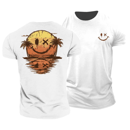 Falcon | Distressed Summer Graphic T Shirt