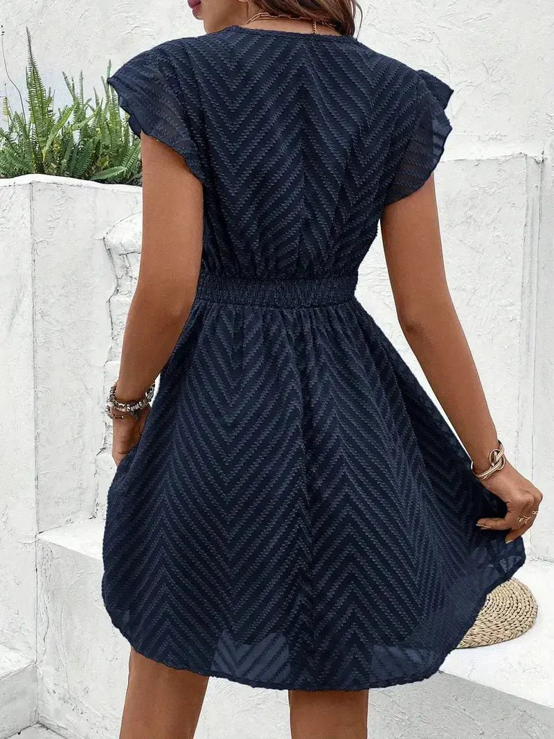 Brina | Embroidered V-Neck Summer Dress