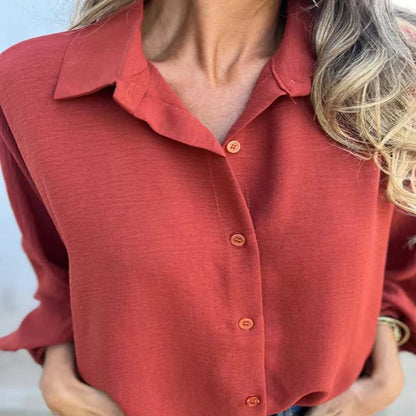 Zythera | Loose Fit Collared Blouse