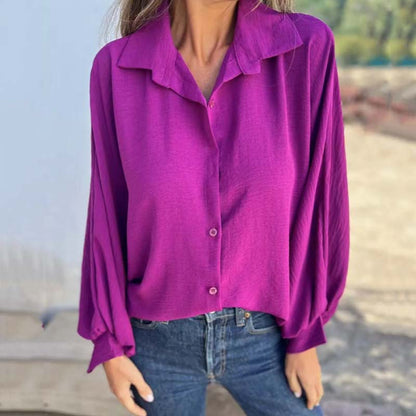 Zythera | Loose Fit Collared Blouse
