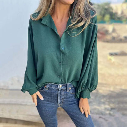 Zythera | Loose Fit Collared Blouse
