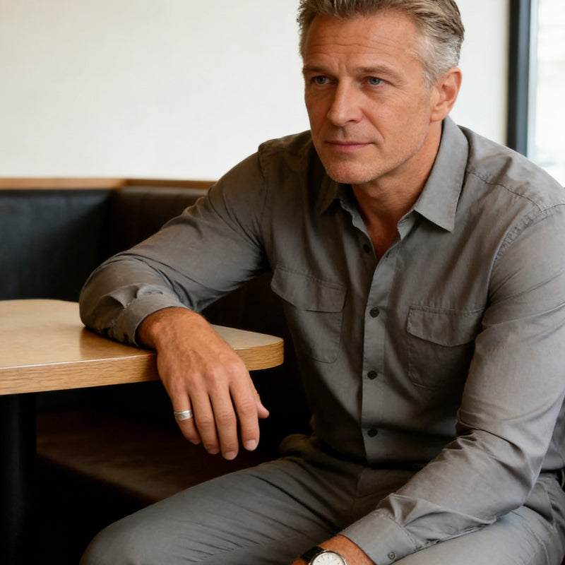 Draven | Casual Chest Pocket Button Shirt & Tailored Trouser Two-Piece Set
