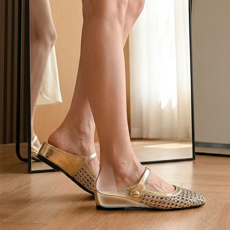 Mirethique | Braided Summer Ballet Flats