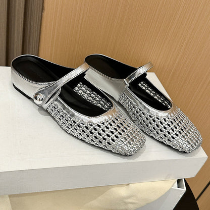 Mirethique | Braided Summer Ballet Flats