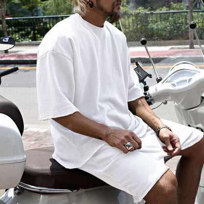 Dravique | Casual Raw Hem Two Piece Set