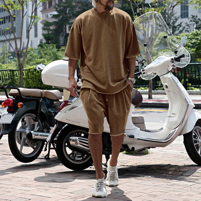 Dravique | Casual Raw Hem Two Piece Set