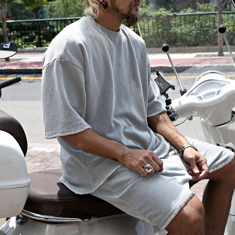 Dravique | Casual Raw Hem Two Piece Set