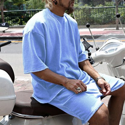 Dravique | Casual Raw Hem Two Piece Set