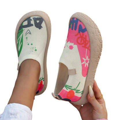 Marenna | Artistic Print Comfort Slip Ons