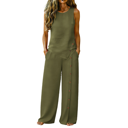 Ardena | Wide Leg Co Ord Two Piece Set