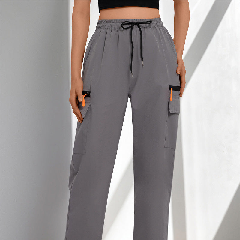 Brinley | Drawstring Utility Cargo Trousers
