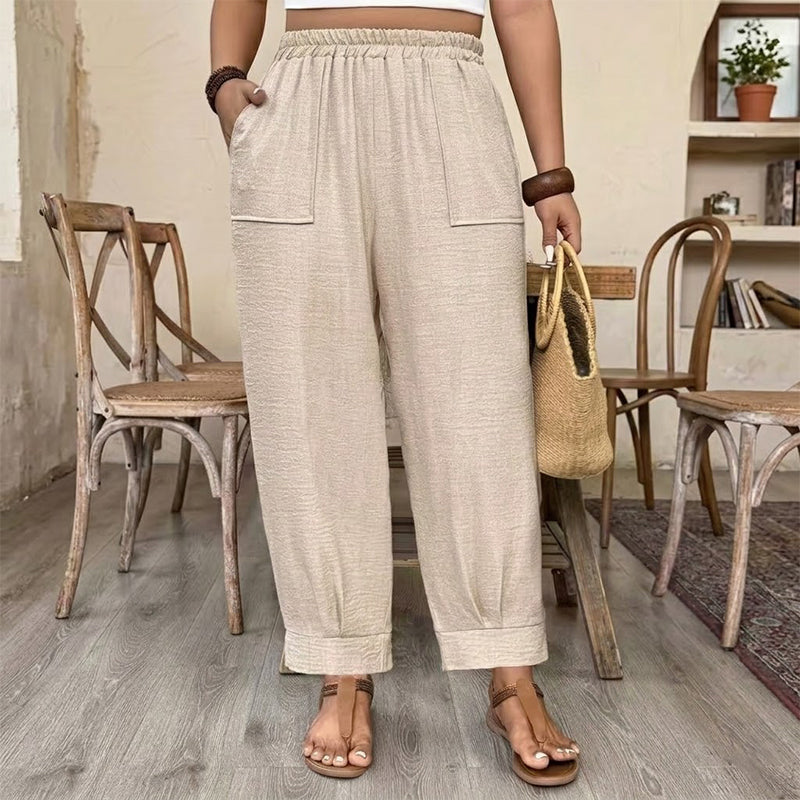 Eirene | Airy Wide Leg Comfort Pants
