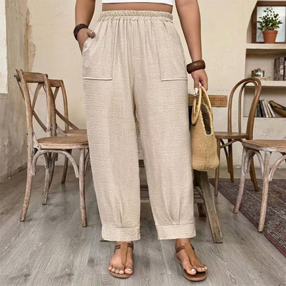 Eirene | Airy Wide Leg Comfort Pants