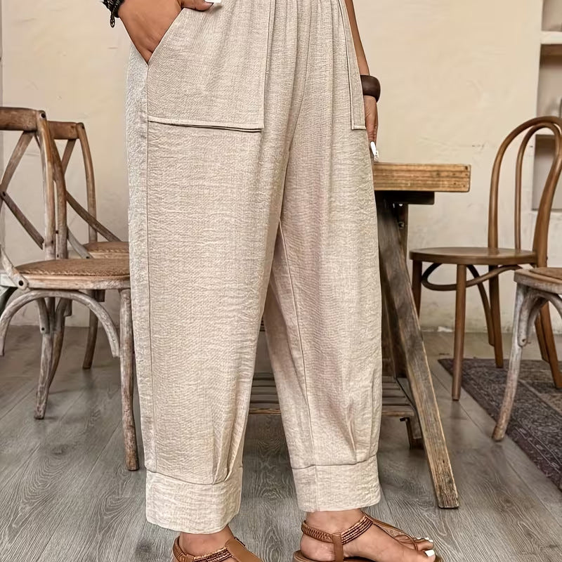 Eirene | Airy Wide Leg Comfort Pants