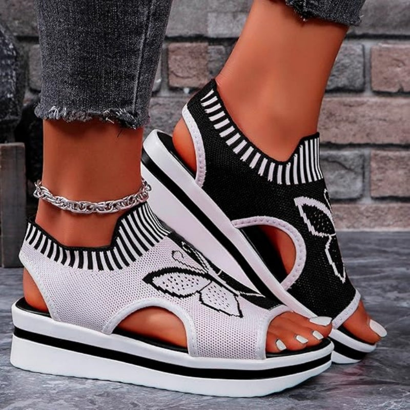 Caelia | Supportive Stretch Knit Sandals
