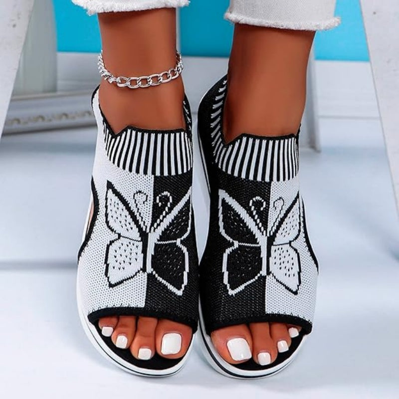 Caelia | Supportive Stretch Knit Sandals