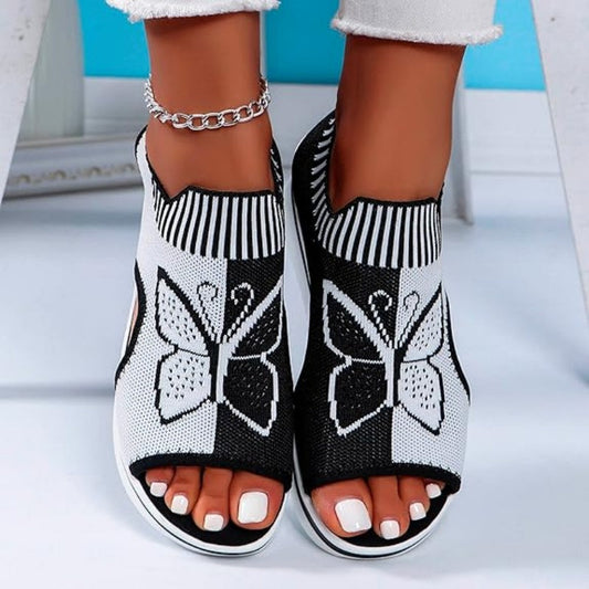 Caelia | Supportive Stretch Knit Sandals