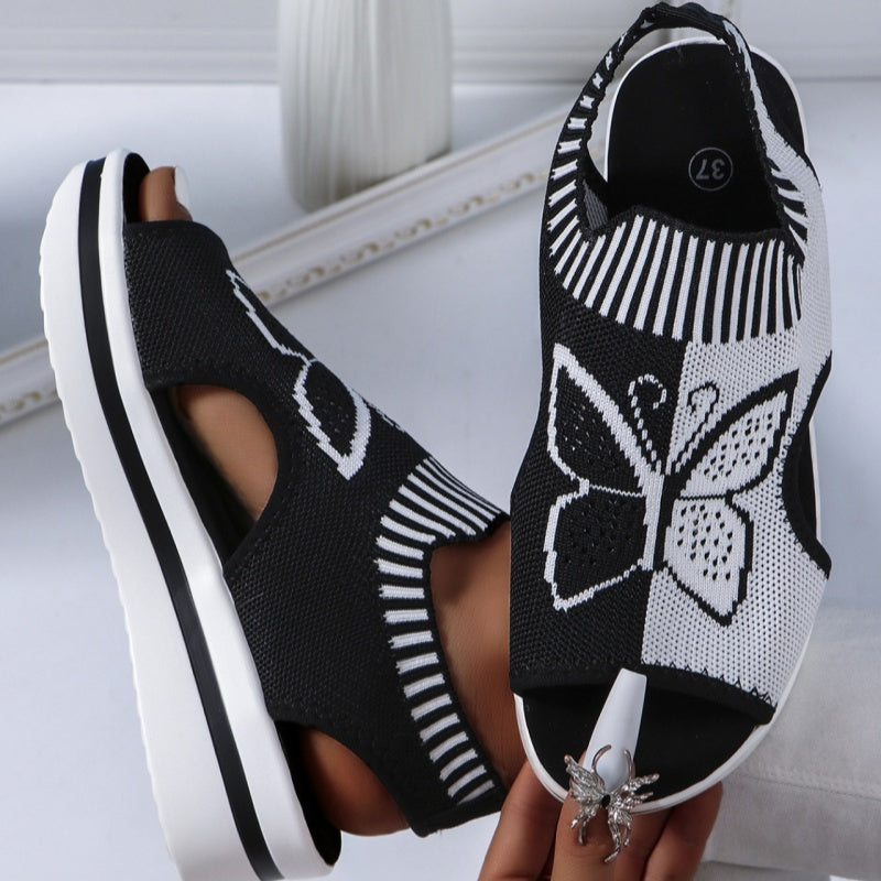 Caelia | Supportive Stretch Knit Sandals